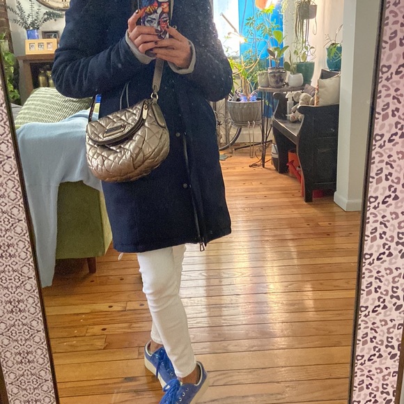 Marc By Marc Jacobs Workwear Quilted Metallic Crossbody - Picture 11 of 12